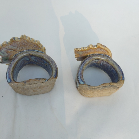 Handmade Pottery Napkin Rings - Picture 10 of 12